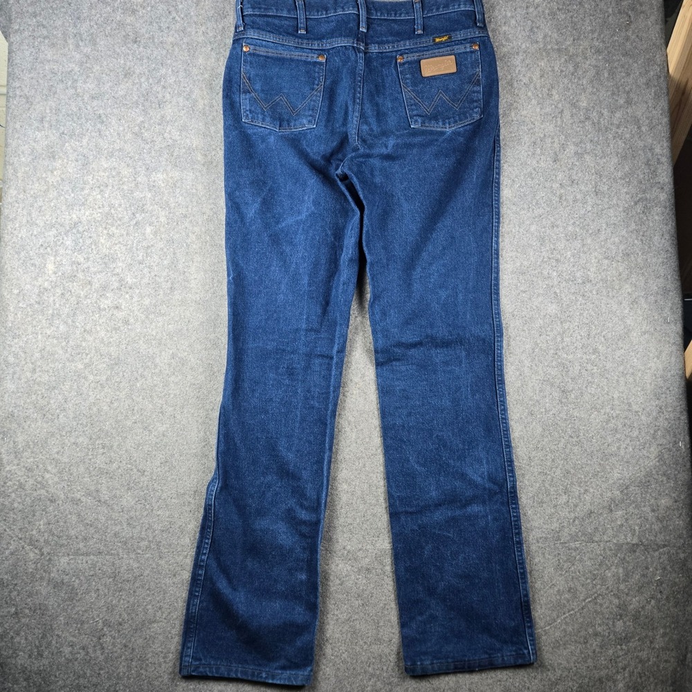 Wrangler Jeans Mens 36x36 Blue Cowboy Cut 936PWD Slim Fit Rigid Denim Workwear